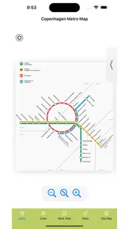 copenhagen subway map iphone screenshot 3