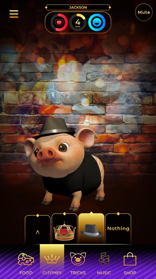 #3. Striped Pig (iOS) Podle: The Illusion Factory