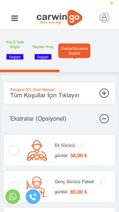 Carwingo Oto Kiralama Screenshot