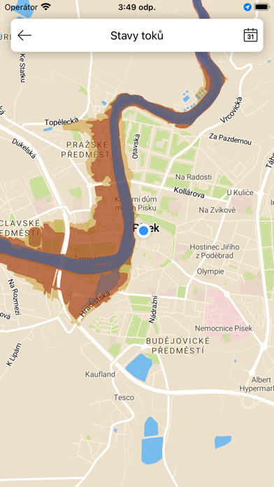 Můj Písek - mapy Screenshot