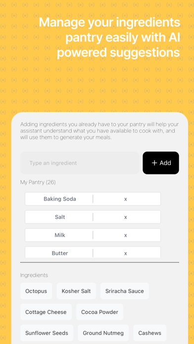 Fuddle - AI Nutrition & Recipe Screenshot