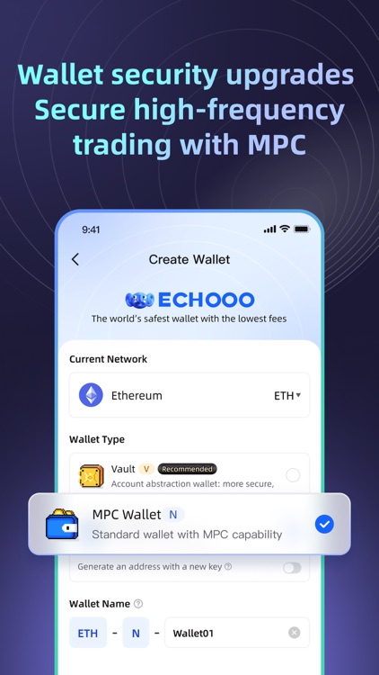 Echooo : Crypto AA Wallet&DeFi screenshot-5
