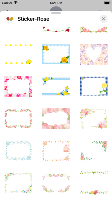 Sticker Rose Screenshot