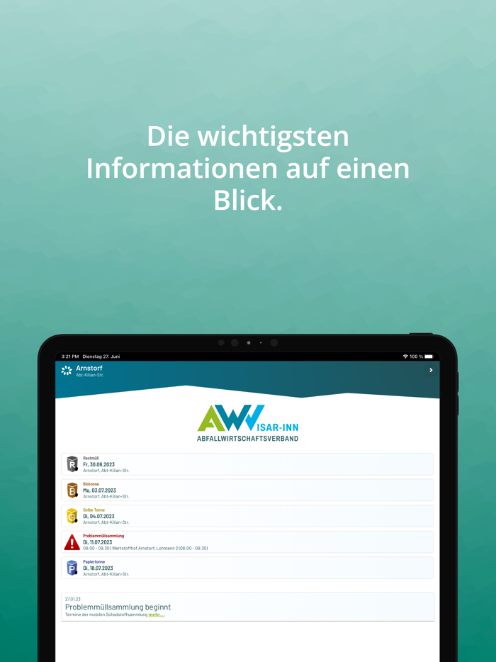 AWV Isar-Inn Abfall-App