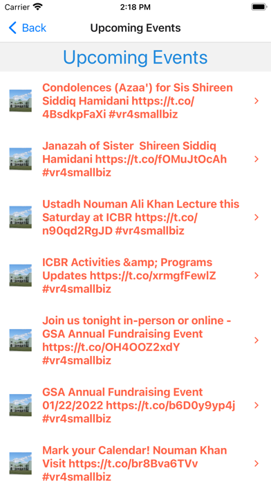 ICBR App Screenshot