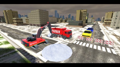 Snow Excavator Rescue Truck Screenshot