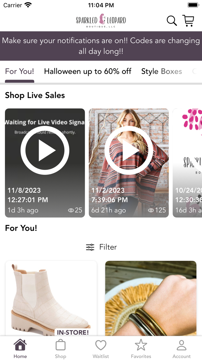 Sparkled Leopard Boutique