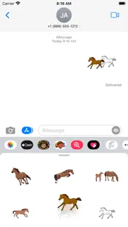sticker horse iphone screenshot 3