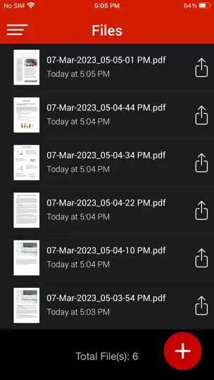 Screenshot von PDF Maker Pro - Scanner auf dem iPhone 7