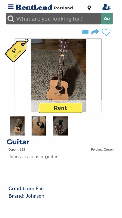 RentLend - peer to peer rental Screenshot