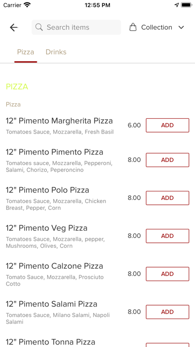Pimento pizza Screenshot