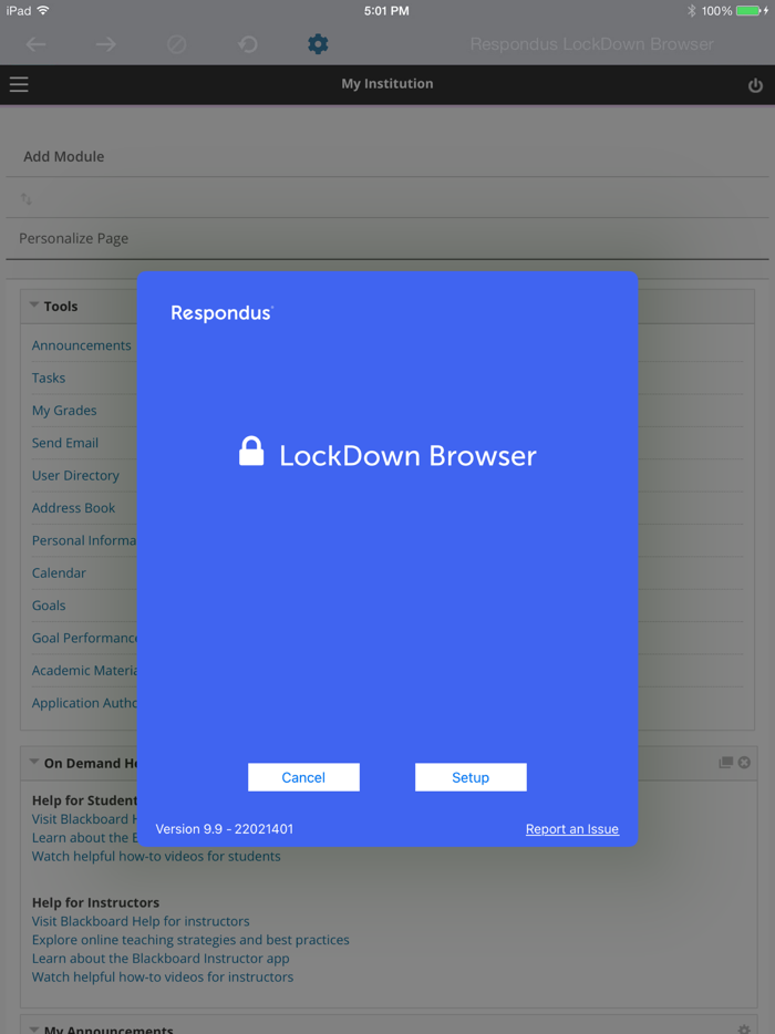 LockDown Browser