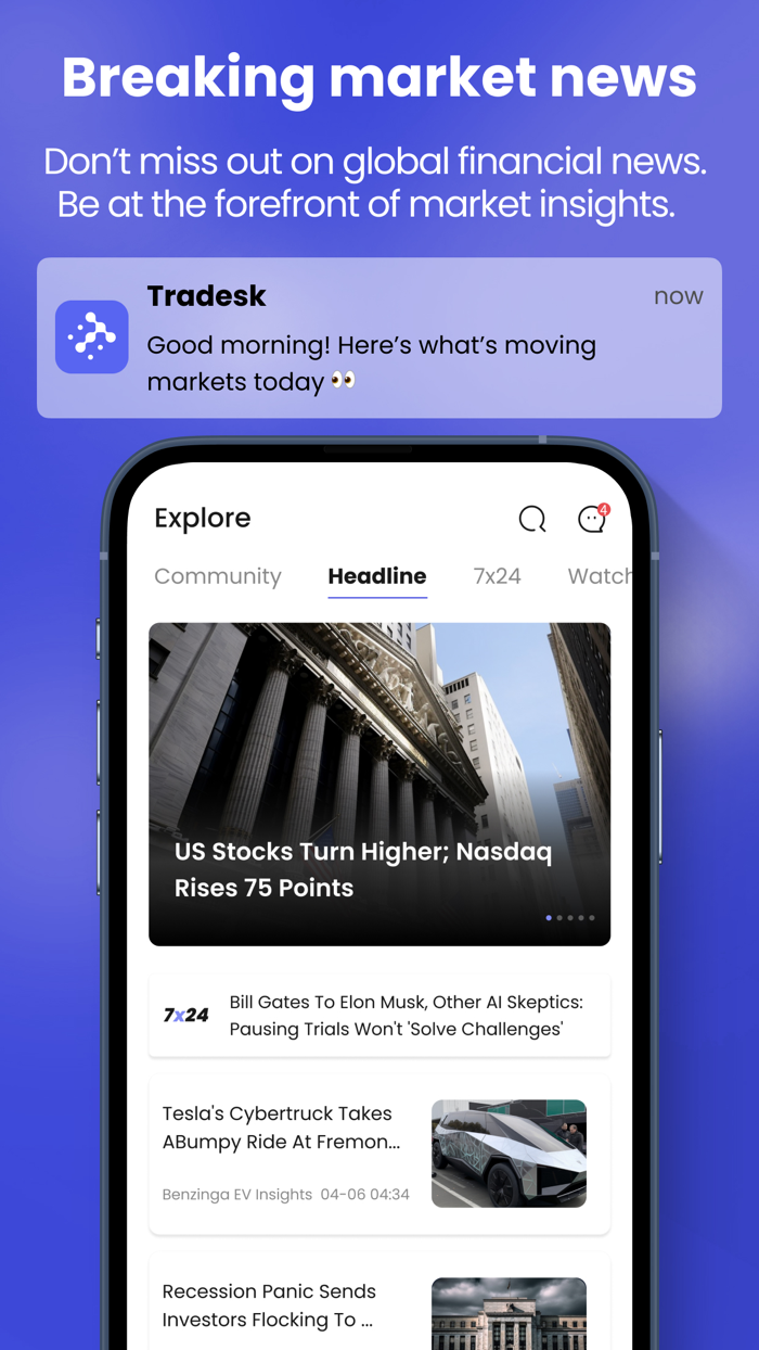 Tradesk Invest and Trade