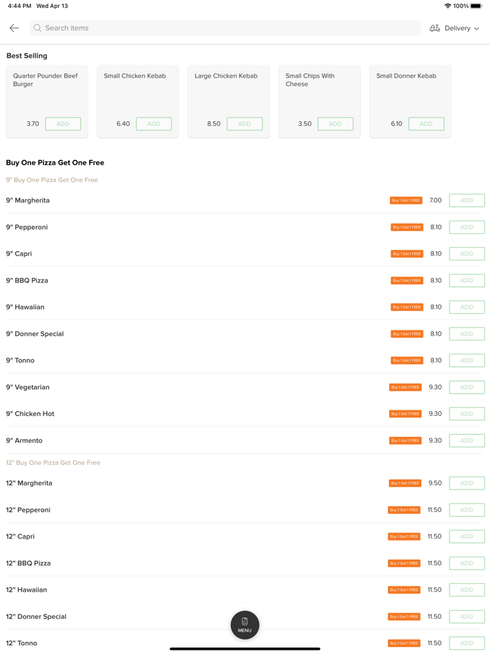 Haruns Pizza And Kebab