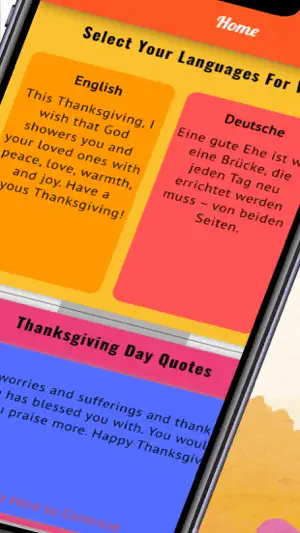 Thanksgiving Card GIF & Wishes screenshot 1