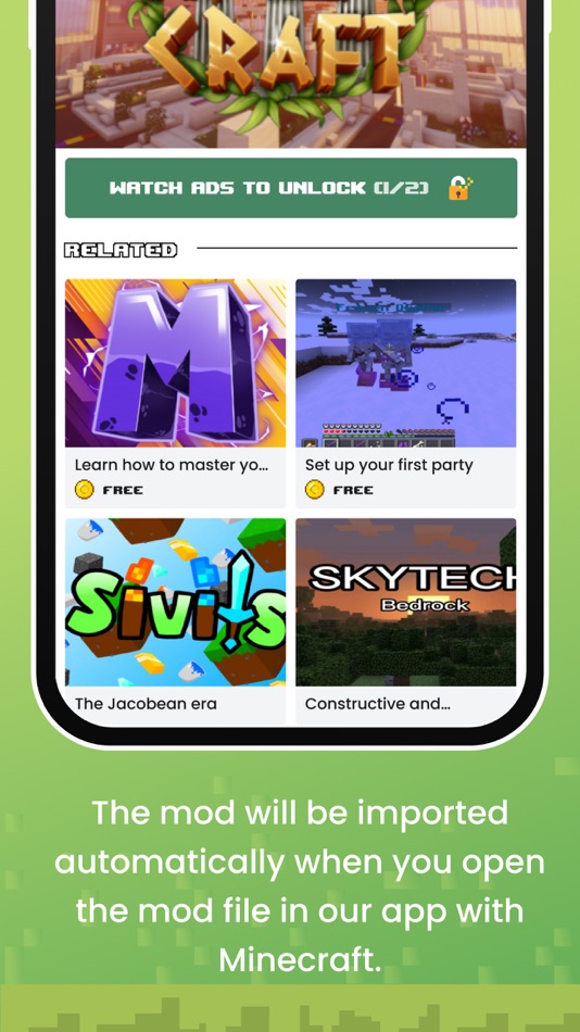 #4. Skins Maps Mods for Minecraft (iOS) By: ITIFY COMPANY LIMITED