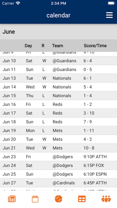 Houston Baseball Screenshot