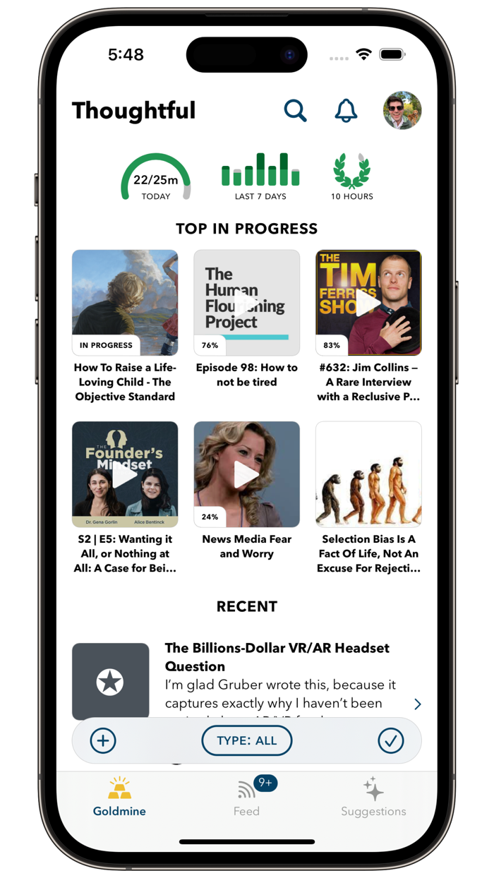 Thoughtful—endless enrichment