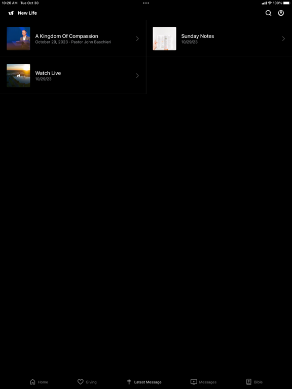 New Life Lehigh iPad screenshot 2 - Lifestyle app