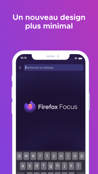 Screenshot #1 pour Firefox Focus