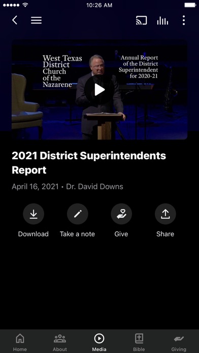 West Texas District Nazarene Screenshot