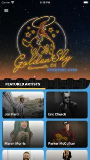 goldensky festival iphone screenshot 1