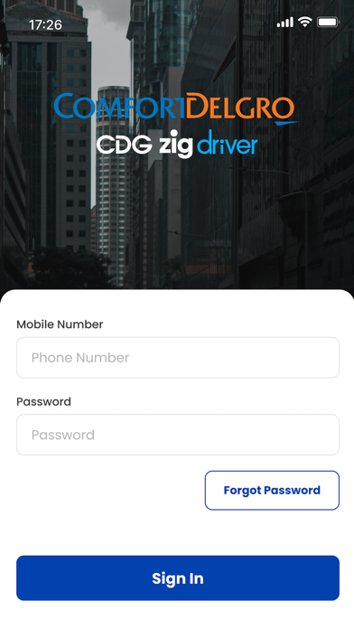Screenshot #1 pour CDG Zig Driver App