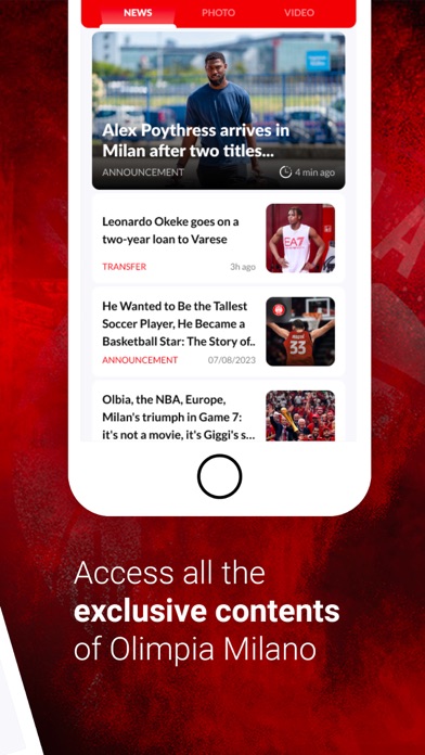 Olimpia Milano Screenshot