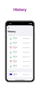 Weight Tracker - Weight Diary screenshot #2 for iPhone