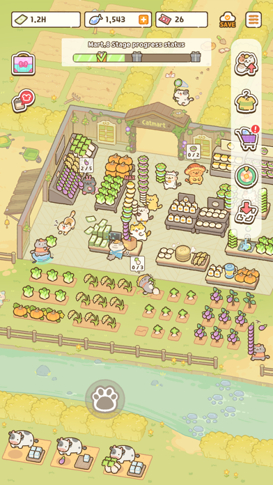 Cat Mart: Cute Grocery Shop Screenshot