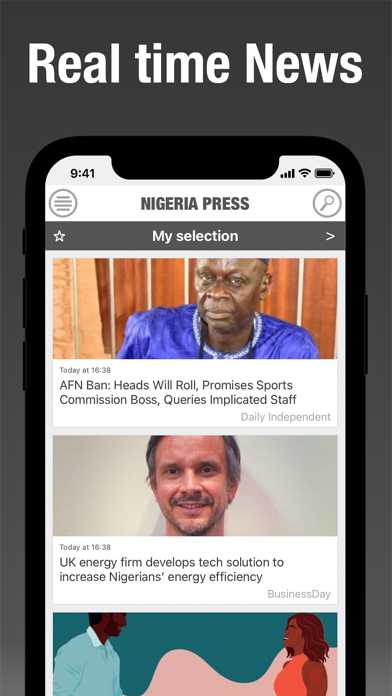 Screenshot #1 pour Nigeria Press