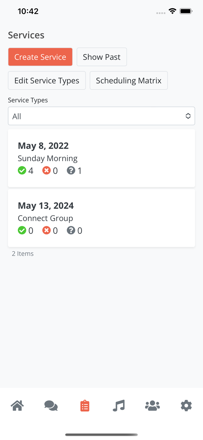 Planning by WorshipTools