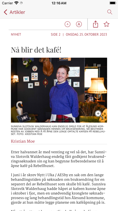 Nytt i uka eAvis Screenshot