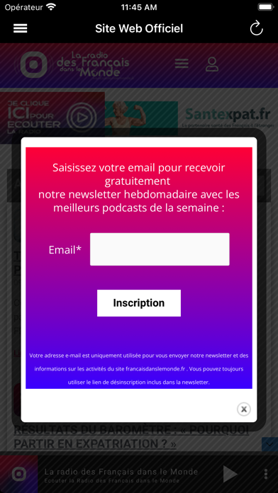 Francais dans le monde Screenshot