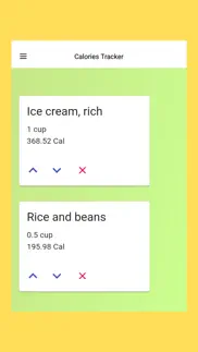 calorie counter app iphone screenshot 3
