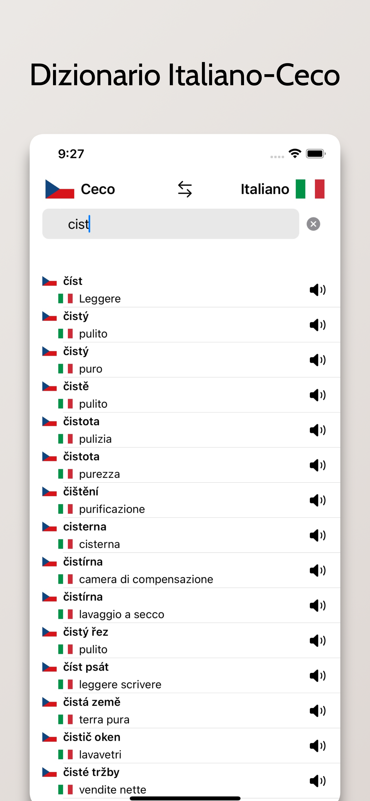 Dizionario Ceco-Italiano