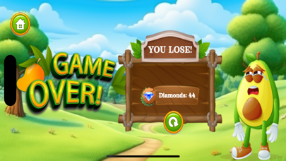 Fruits Faling Game Screenshot