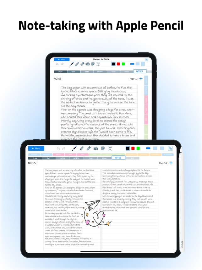 iPad] Les digital planners : agenda électronique et notes manuscrites