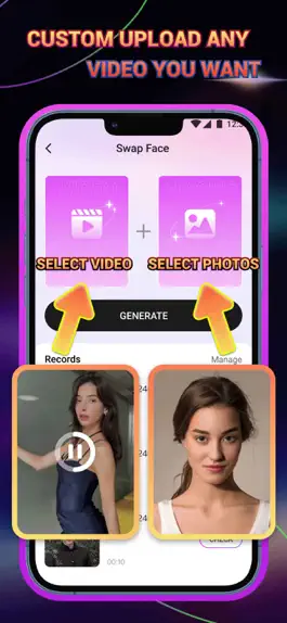 Game screenshot PicPik-AI Face Swap Video App apk