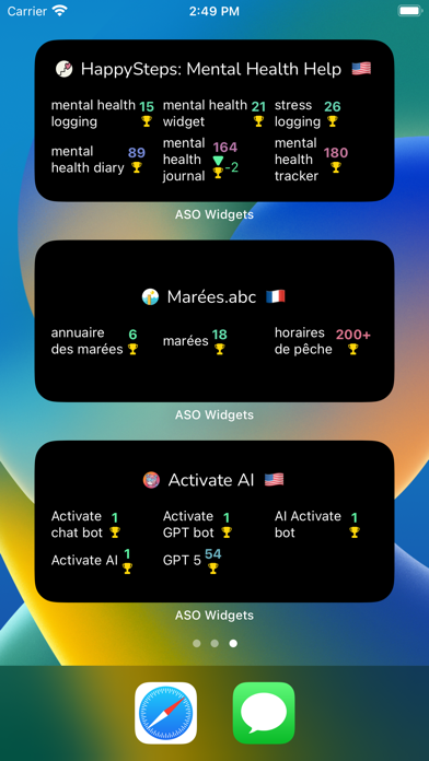 Keyword Tracker: ASO Widgetsのおすすめ画像4