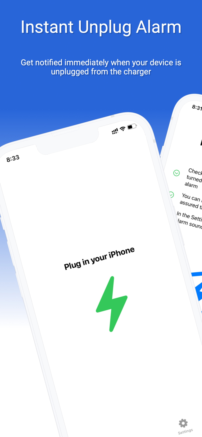 Charging Unplug Alarm Security