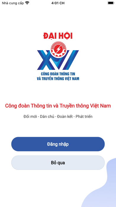 Đại hội XVI CĐTTTTVN Screenshot