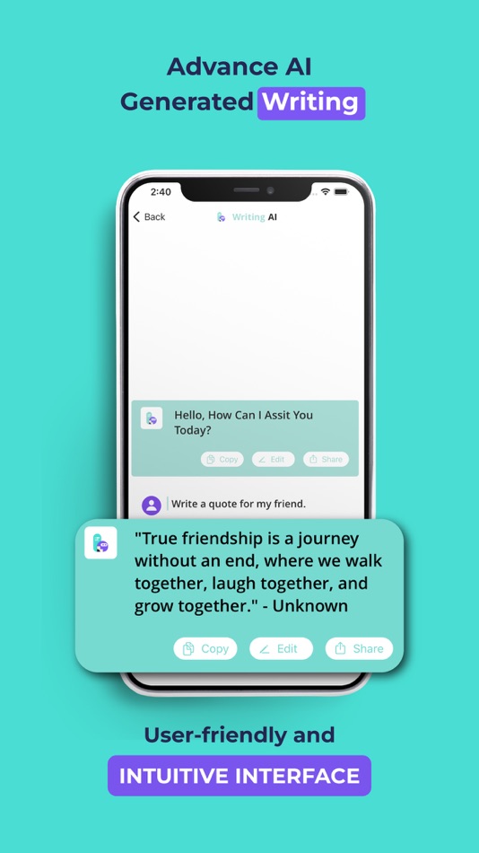 #4. Writing AI (iOS) 由: Malik Hamza Khalid
