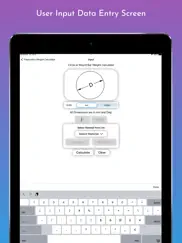 fabrication weight calc pro iPad Captures Décran 3