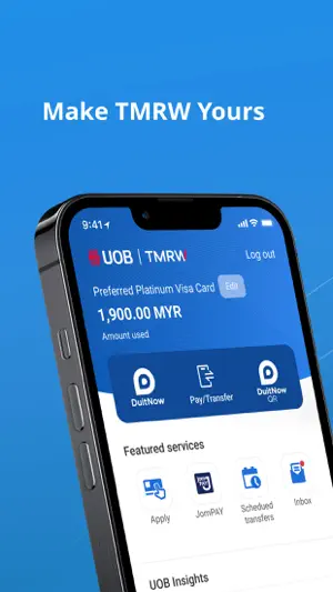 UOB TMRW Malaysia screenshot 1