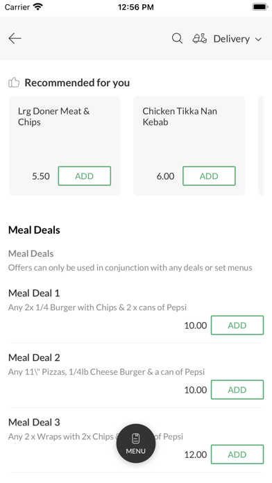 Faisal Asian Cuisine. Screenshot