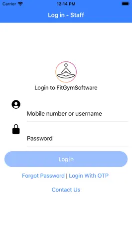 Game screenshot FitGymSoftware - Staff App mod apk