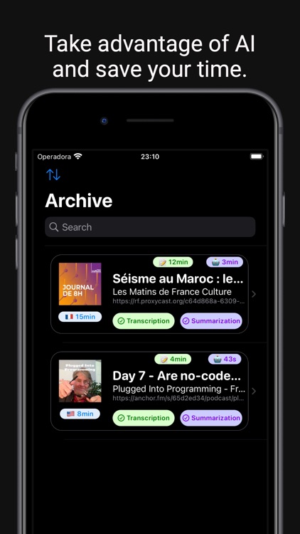 SumCast: Transcribe Podcasts screenshot-3