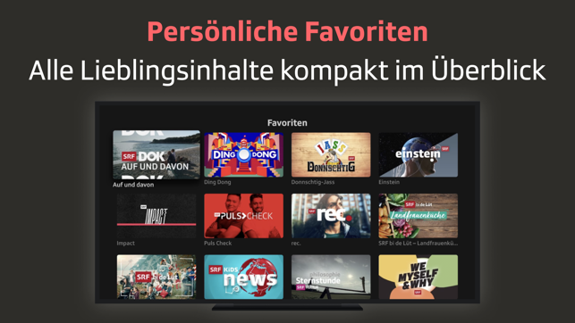 ‎Play SRF: Streaming TV & Radio Screenshot