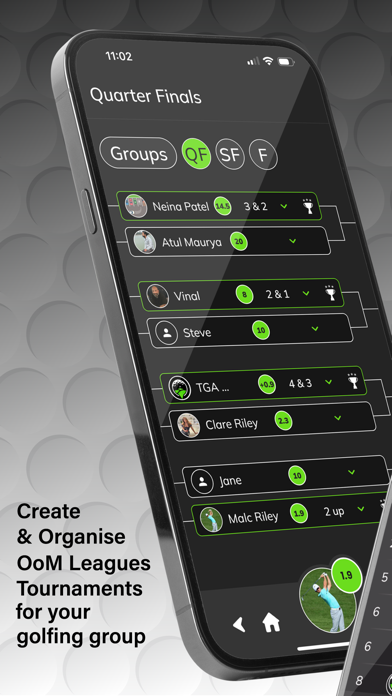 The Golfers App Screenshot